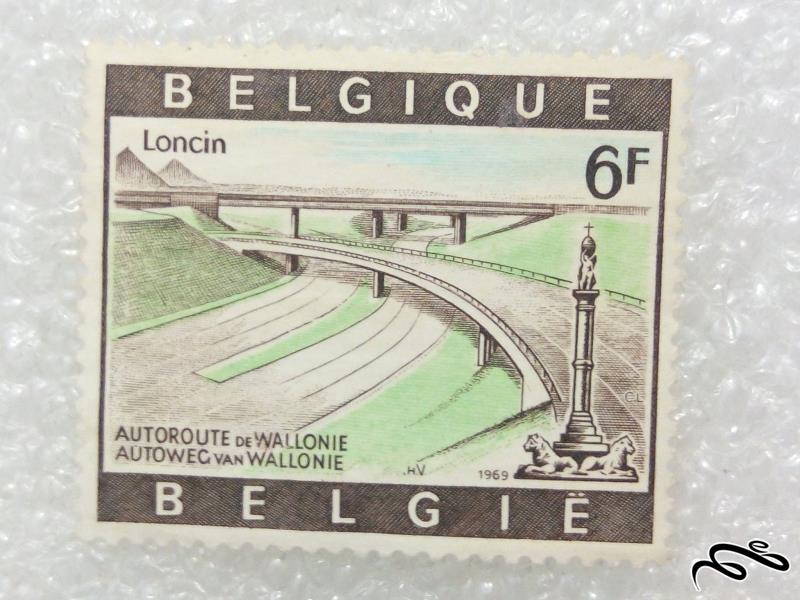 تمبر زیبا، قدیمی و ارزشمند پل 1969 کشور بلژیک (98)3