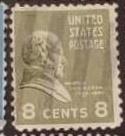 تمبر زیبای قدیمی 8 سنت امریکا شخصیت . باطله (94)0