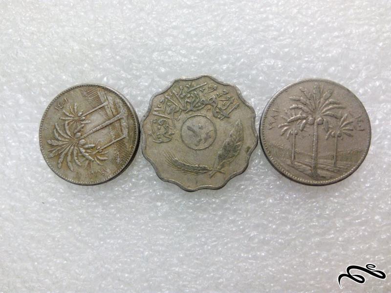 3 سکه زیبای 10 و 50 فلوس عراقی.با کیفیت (0)20