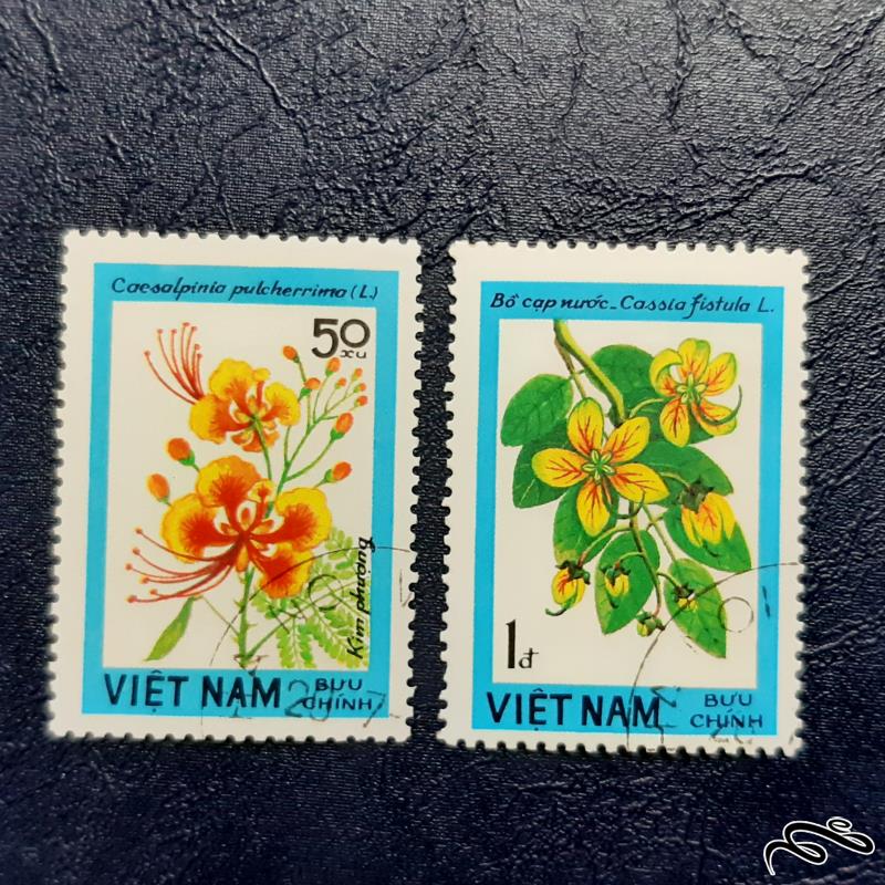 سری تمبرهای گل - ویتنام