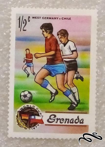 تمبر باارزش کلاسیک 1974 گرانادا جام جهانی (2)0/4