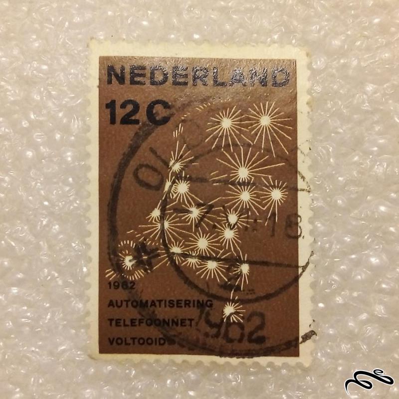 تمبر باارزش قدیمی 1962 هلند (93)7