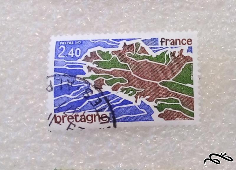 تمبر زیبای قدیمی باارزش فرانسه . باطله (۹۴)۷