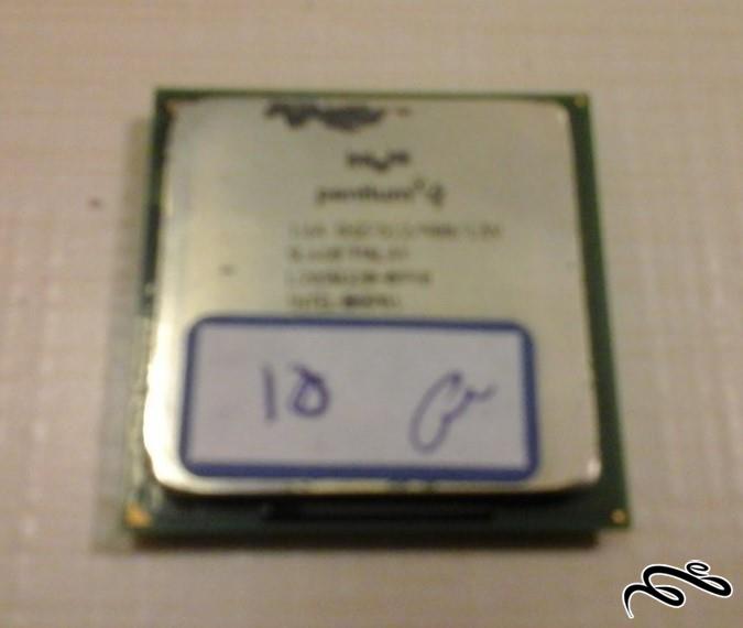 سی پی یو cpu اینتل p4 فول کش 1.6/512/400 گیگ اورجینال (ک 2) ش 15