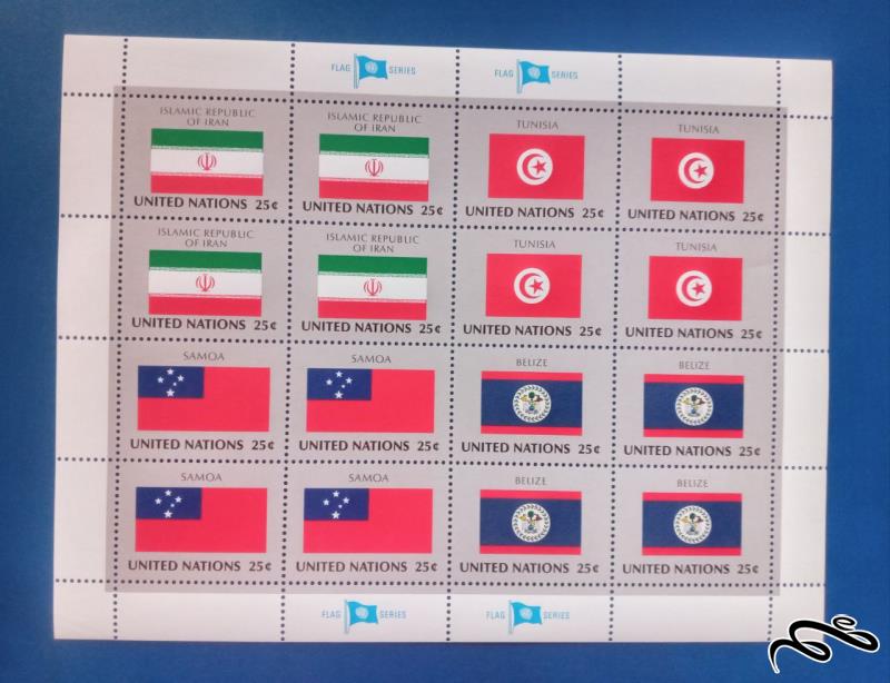 شیت پرچم سازمان ملل پرچم ایران