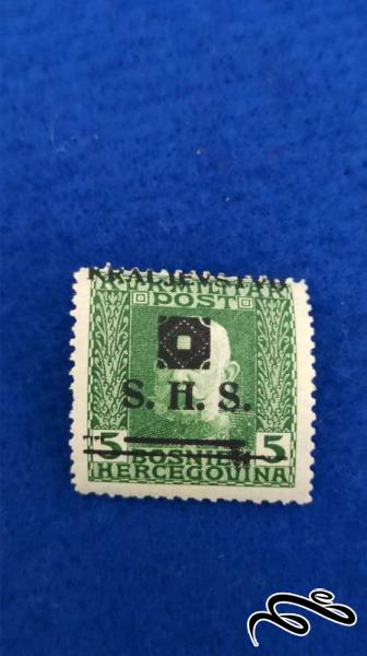 تمبر مهر نخورده کلاسیک و قدیمی یوگسلاوی ( کد 8 )