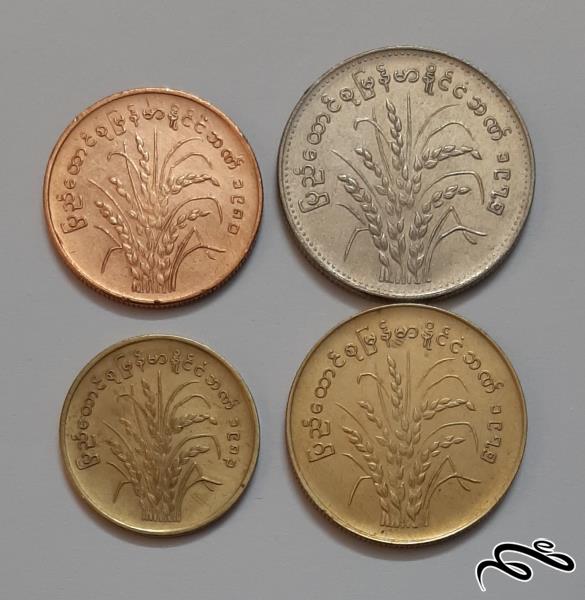 ست کامل سکه های میانمار