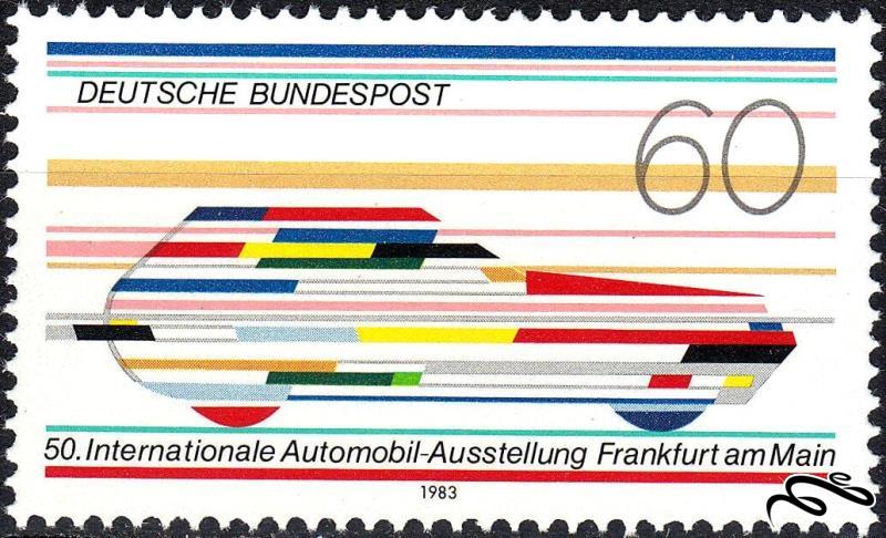 تمبر زیبای ۱۹۸۳باارزش Automobile Exhibition المان (۹۴)۴