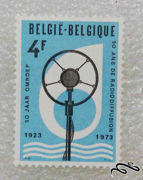 تمبر قدیمی یادگاری بلژیک (98)7+F