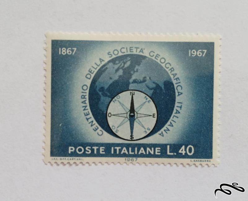 ایتالیا 1967 سری 100مین سالگرد جامعه جغرافیایی ایتالیا