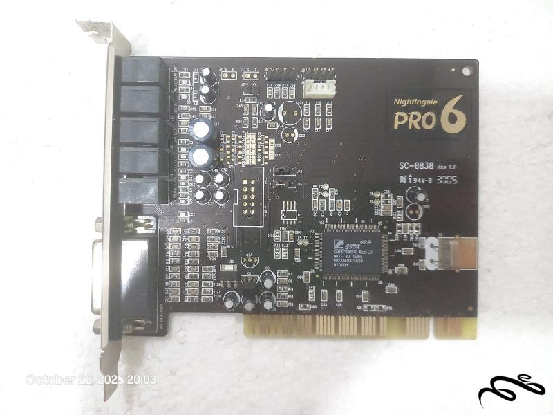 کارت صدا Nightigle PRO 6 قابل نصب در ویندوز 10