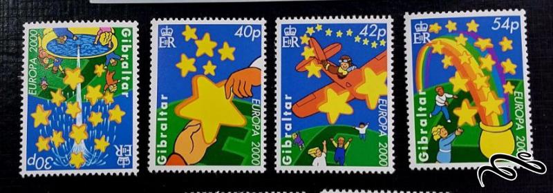 جبل الطارق ۲۰۰۰  برج ستاره نماد اتحادیه اروپا ۴/۵دلار
