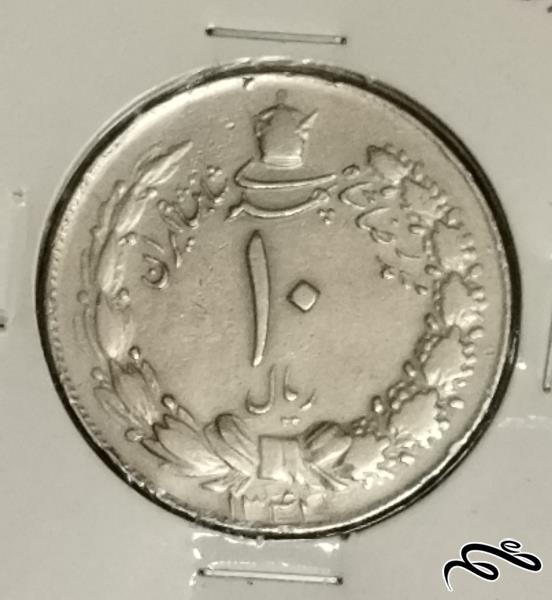 سکه 10 ریالی کشیده ضخیم  تاریخ مطابق توضیحات
