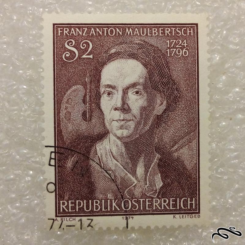تمبر باارزش قدیمی ۱۹۷۴ اتریش (۹۹)۲