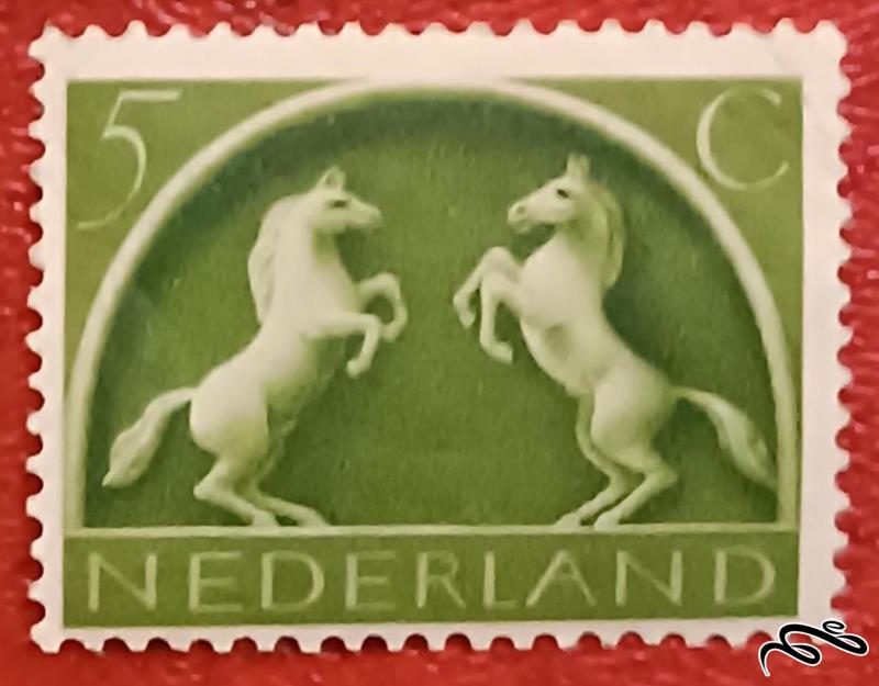تمبر زیبای باارزش قدیمی ۱۹۴۳ هلند . تحت اشغال هیتلر (۹۲)۳