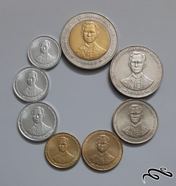 ست کامل سکه های یادبودی تایلند