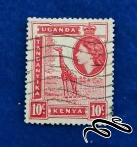 تمبر زیبای قدیمی کلاسیک اوگاندا کنیا تانزانیا مستعمره.بریتانیا/انگلیس.باطله(94)0