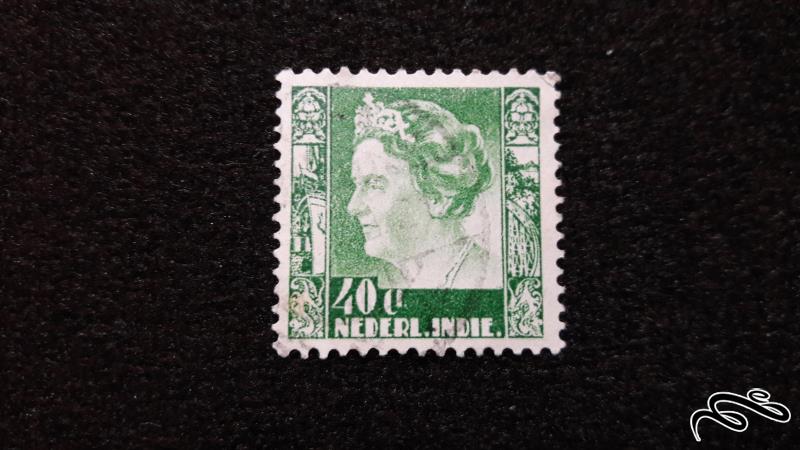 تمبر خارجی کلاسیک قدیمی ملکه هلند