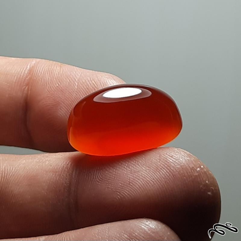 عقیق پرتقالی خوشرنگ و آبدار اصل معدنی خراسان