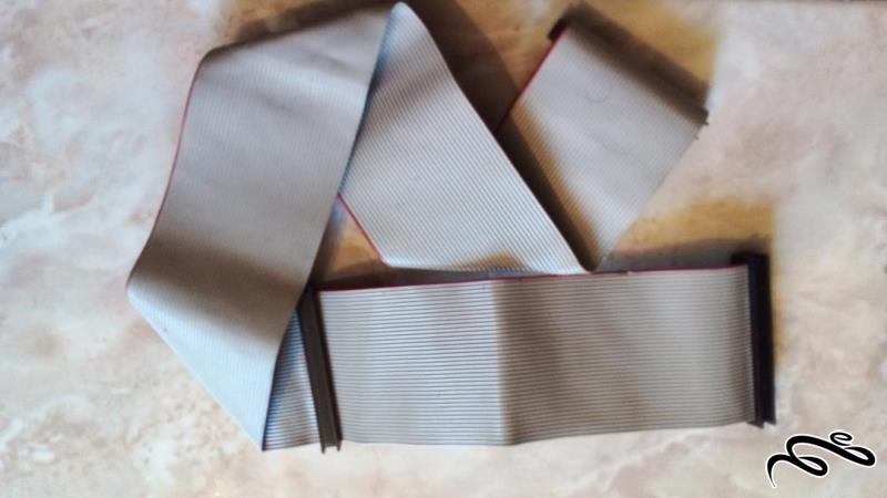 کابل IDE هارد رایتر 3 سوکت قدیمی 62 سانت در حد نو (ک 19)(ب 3)10