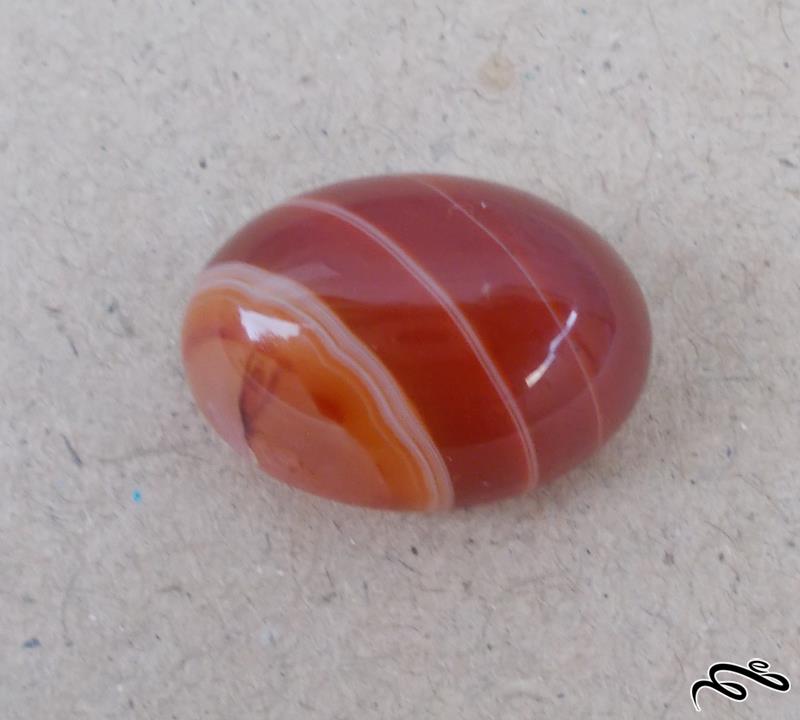 نگین عقیق خوش رنگ
