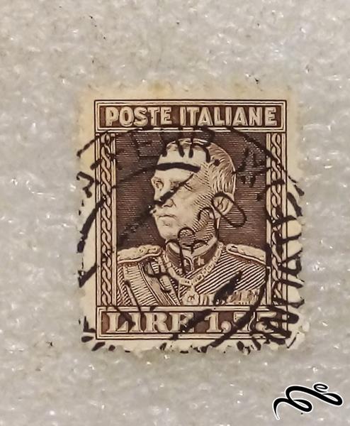 تمبر زیبا و ارزشمند قدیمی 1927 شاه ویکتور سوم ایتالیا (96)0