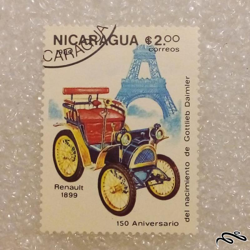 تمبر باارزش ۱۹۸۴ نیکاراگوئه / خودرو / گمرکی (۹۲)۵