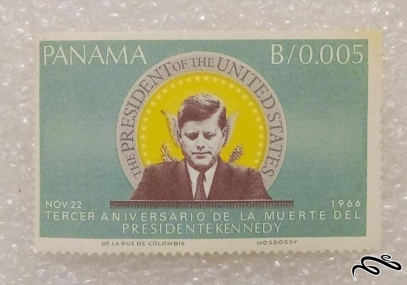 تمبر زیبا و باارزش قدیمی 1966 پاناما . کندی (98)5