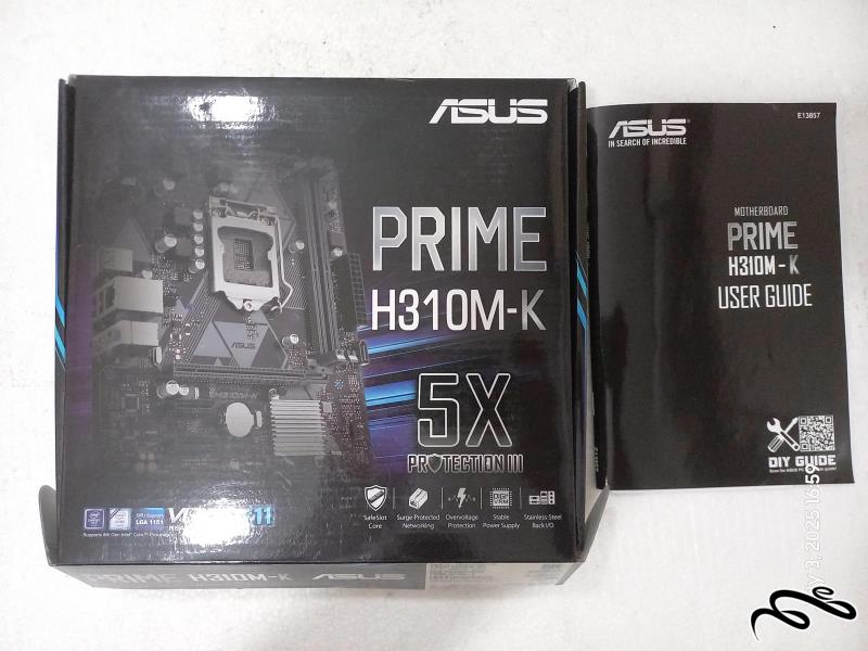کارتن و دفترچه Asus Prime H310M-K