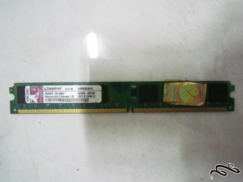 1 گیگابایت DDR2 باس 800 برند کینگستون