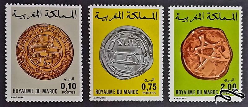سکه های مراکشی moroccan coins / مراکش 1977