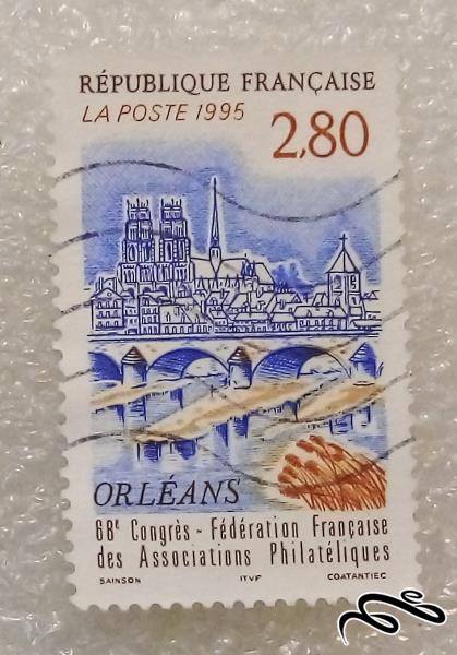 تمبر باارزش ۱۹۹۵ فرانسه .باطله (۲)۰/۴