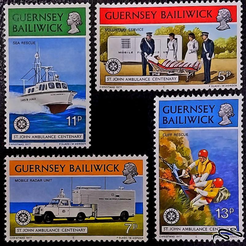 کریسمس - صدمین سالگرد خیابان - انجمن آمبولانس جان / گرنزی 1977