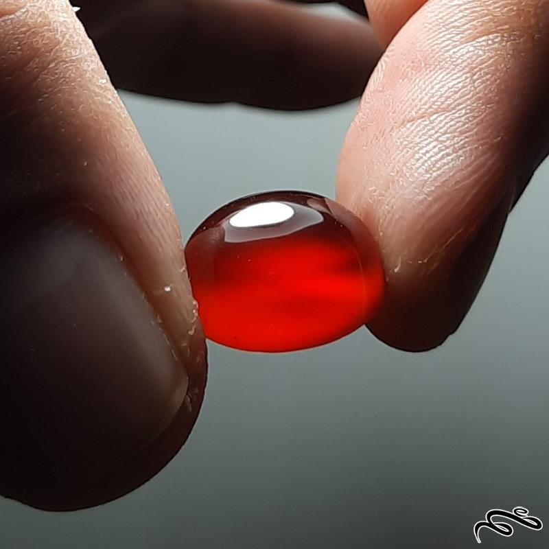 عقیق سرخ خون کفتری خوشرنگ آبدار اصل معدنی خراسان