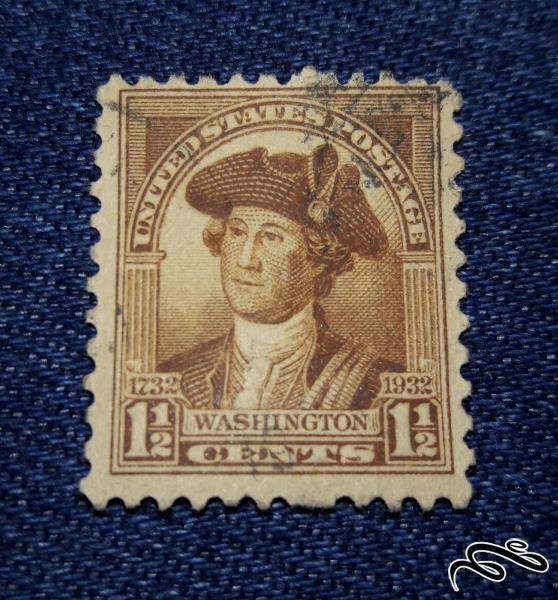تمبر قدیمی کلاسیک و ارزشمند ایالات متحده آمریکا