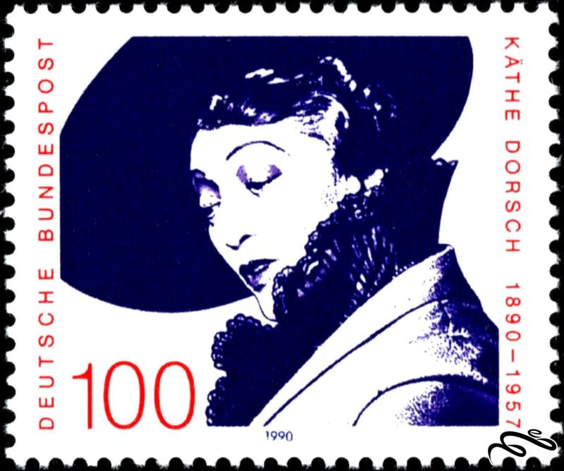 🇩🇪آلمان 1990 The 100th Anniversary of the Birth of Käthe Dorsch, Actrees