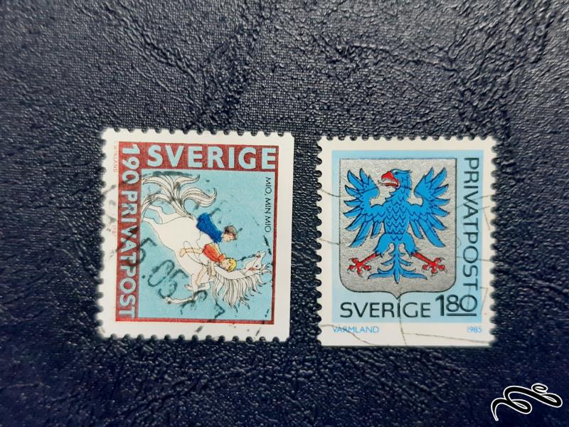 سری تمبر های سوئد