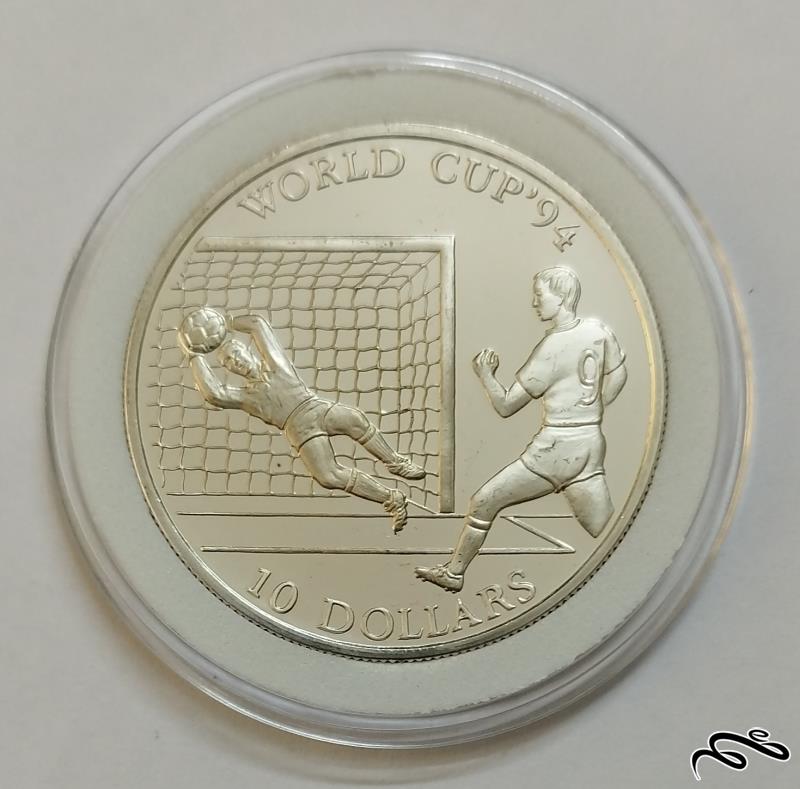 سکه نقره 10 دلار جزایر کوک 1992