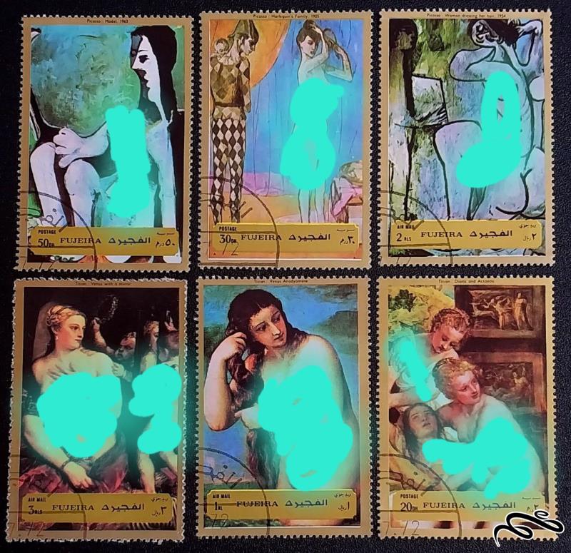 برهنه تابلویی  NUDE / اثار پیکاسو و تیسین