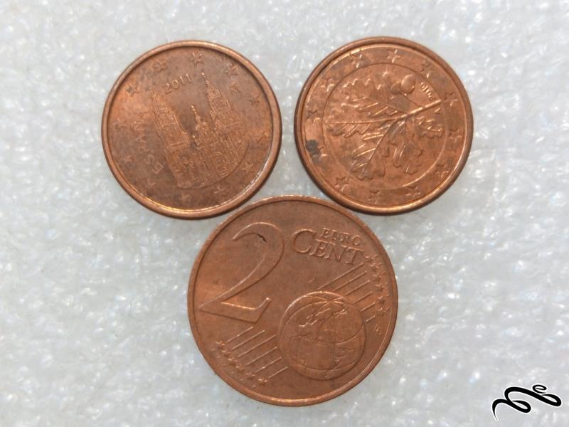 3 سکه ارزشمند سنت یورو خارجی (0)83