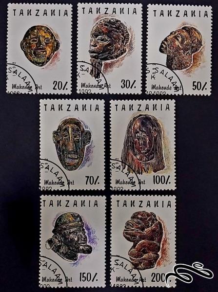 هنر ماکوند makonde art / تانزانیا 1992 / توضیحات دارد
