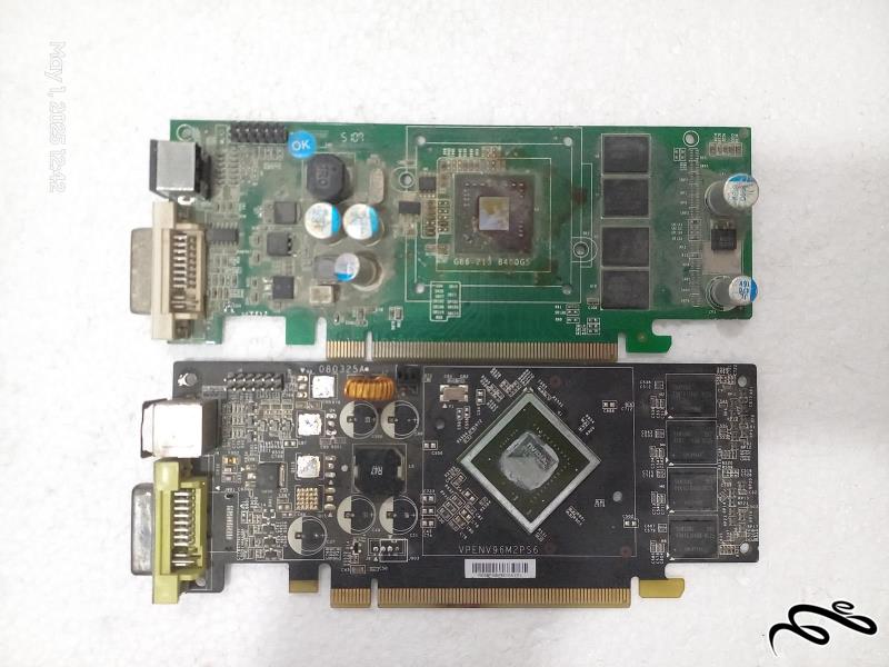 دو عدد گرافیک معیوب جهت بازیافت PCI-E