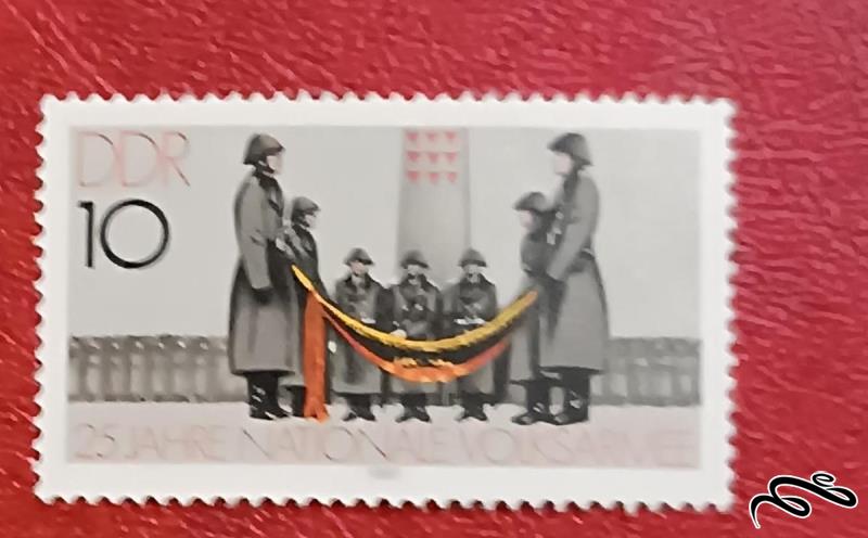 تمبر باارزش ۱۹۸۱ المان DDR . نظامی (۹۳)۴