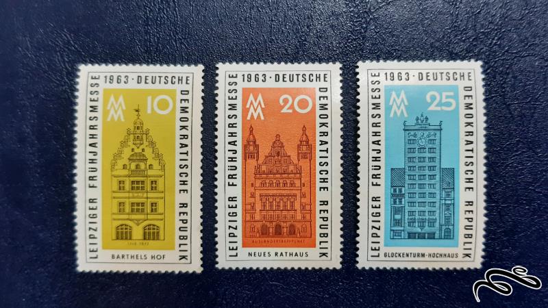 سری تمبر یرج های قدیمی آلمان - 1963