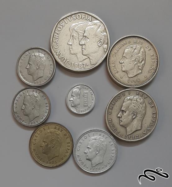 ست سکه های اسپانیا