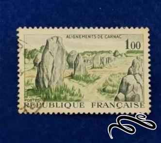 تمبر زیبا و قدیمی فرانسه . منظره . باطله (۹۴)۲