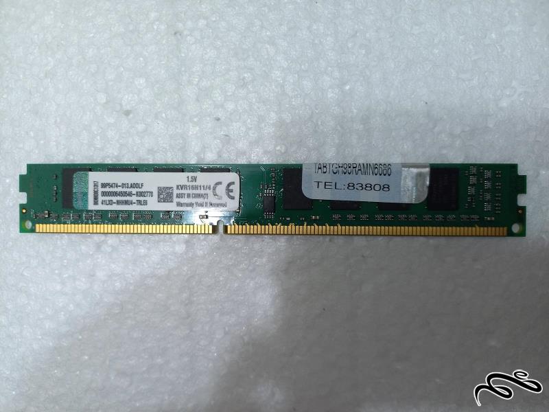رم 4 گیگابایت DDR3 باس 1600