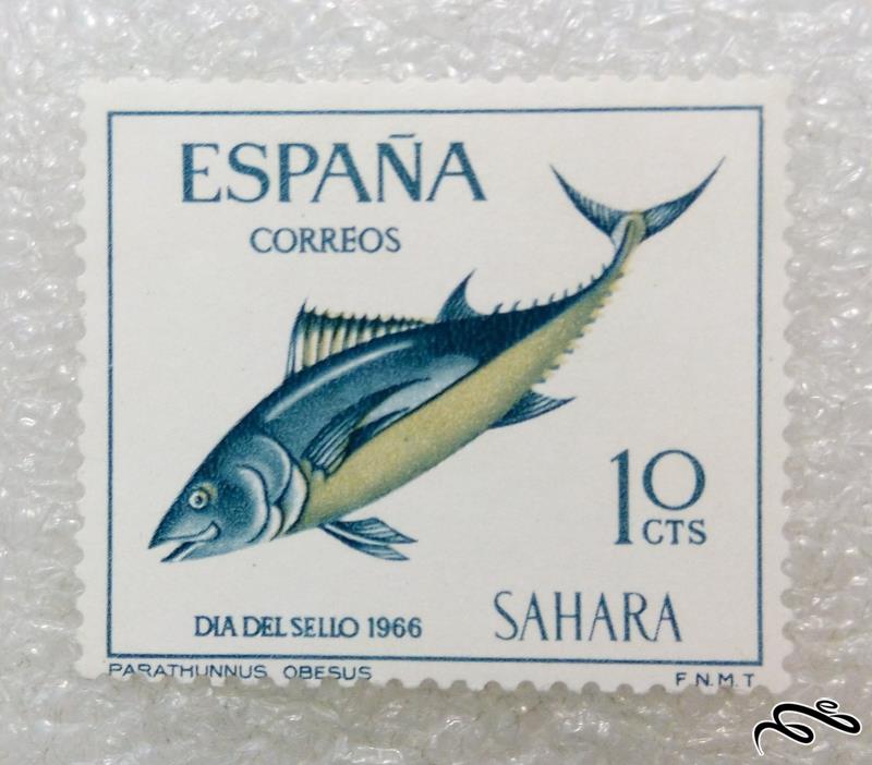 تمبر قدیمی و زیبای خارجی.اسپانیا.ماهی (99)5
