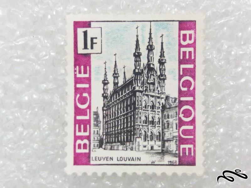 تمبر زیبا، قدیمی و ارزشمند 1968 کشور بلژیک.ساختمان (98)3