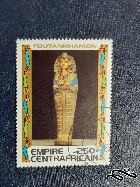 تمبر  توتانخامون پادشاه مصر - 1
